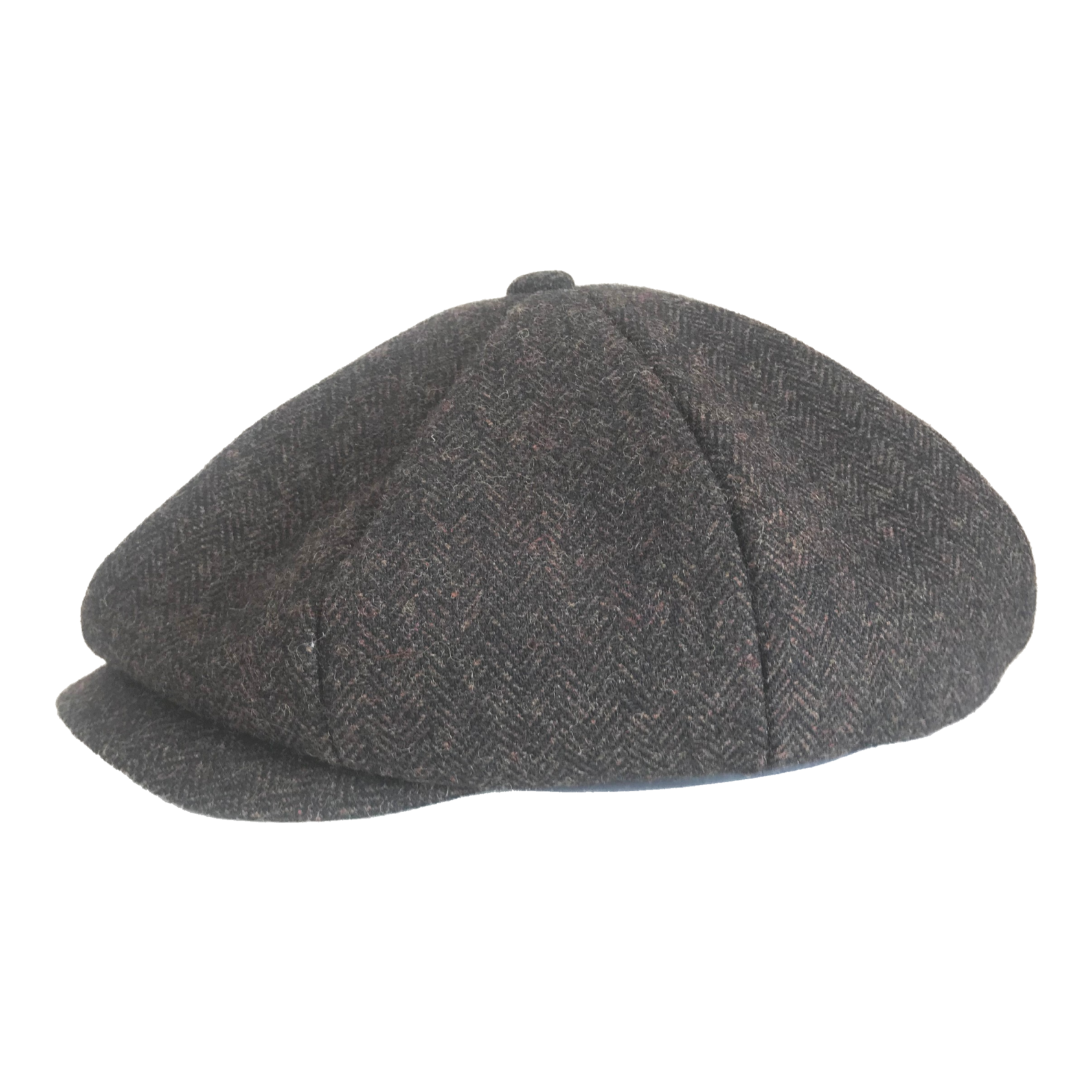 Baker Boy Hat Newsboy Cap Herringbone Brown Peaky Blinders Cap